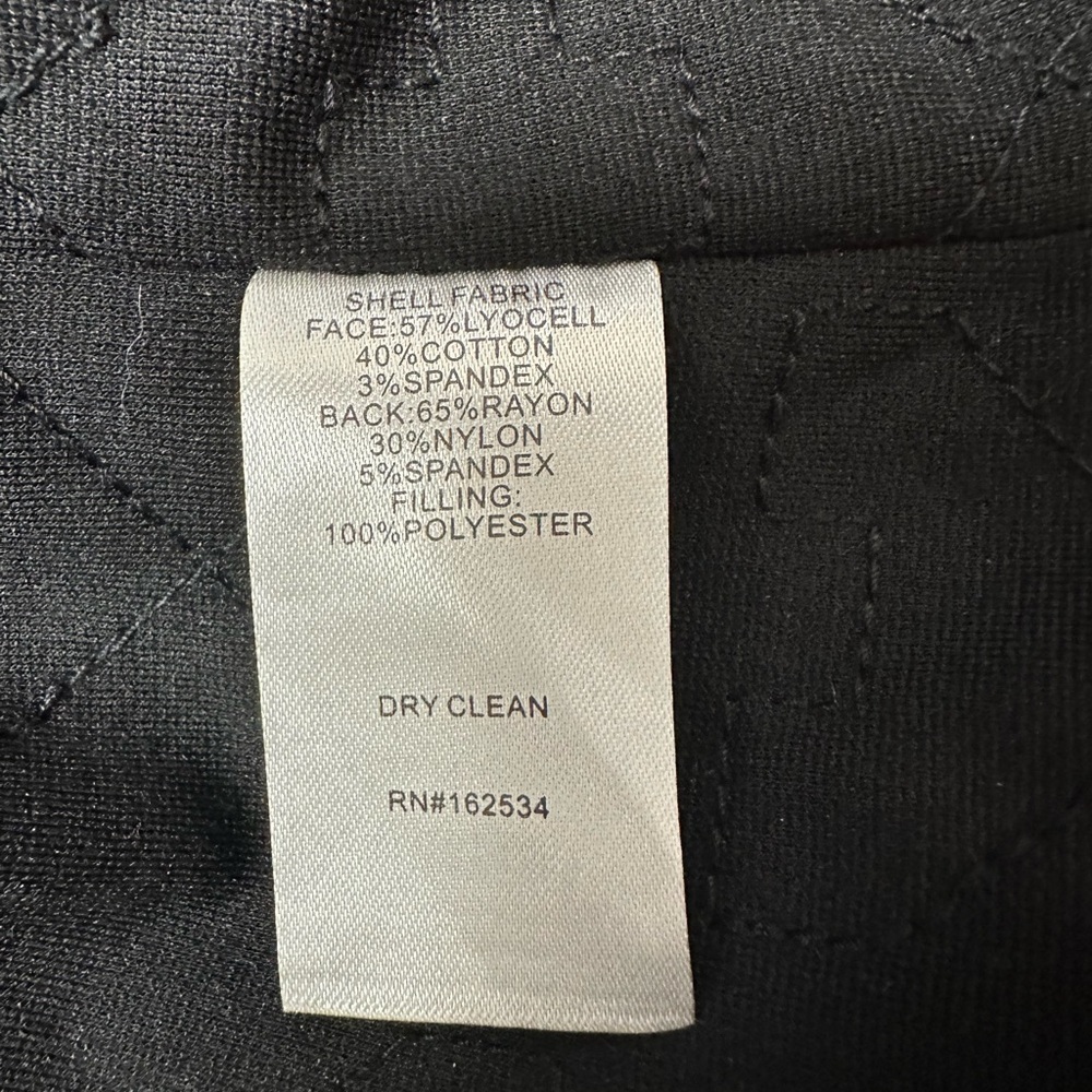 Emily McCarthy Ava Reversible Jacket Plaid Noir Navy/Black/Cream Sz XS Women’s - Picture 10 of 14